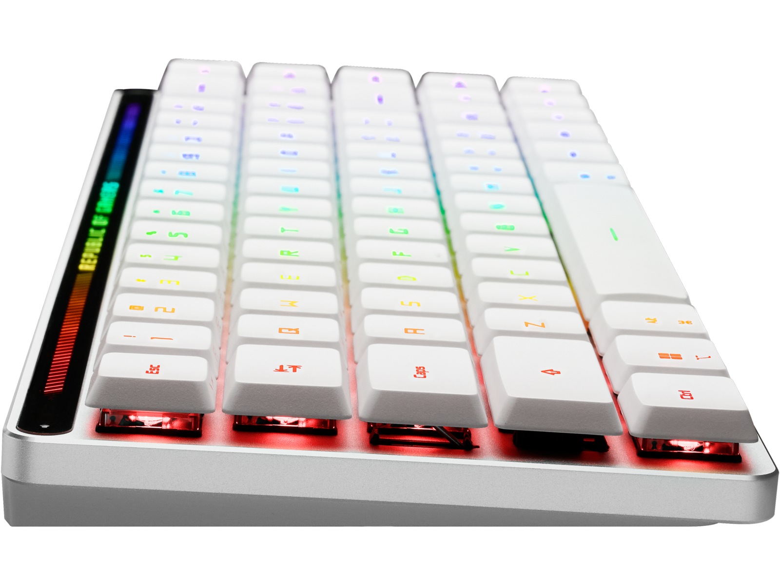ASUS ROG Falchion RX Low Profile Optical trådlöst gamingtangentbord (vit) -B-Grade Demo tangentbord