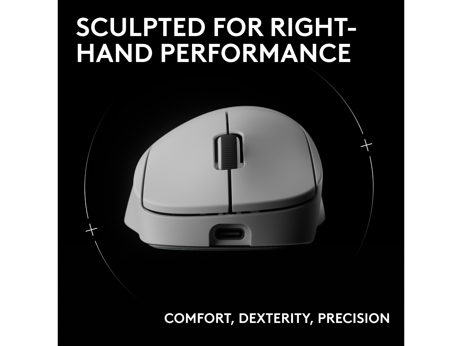 Logitech G Pro X Superlight 2 DEX trådlös gamingmus (vit) Gamingmus