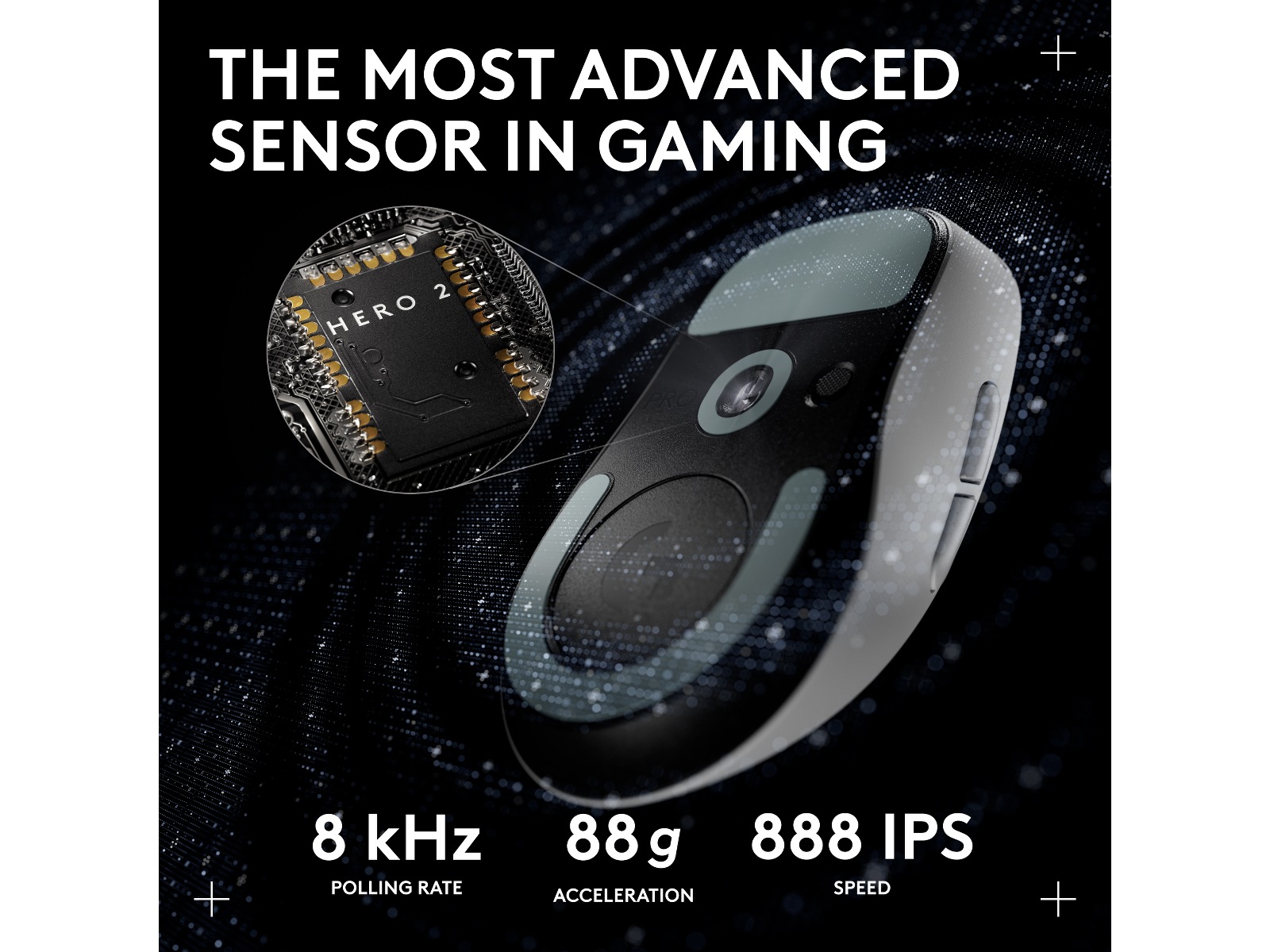 Logitech G Pro X Superlight 2 DEX trådlös gamingmus (vit) Gamingmus