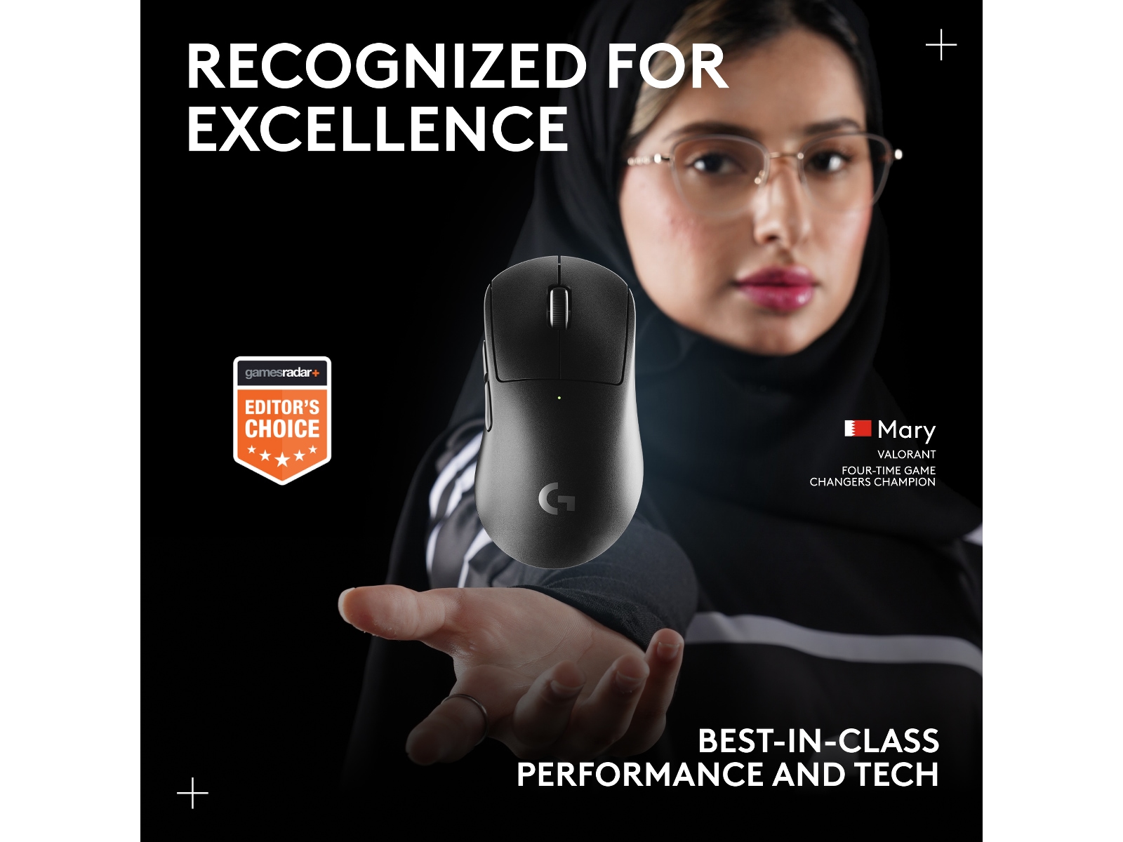 Logitech G Pro X Superlight 2 DEX trådlös gamingmus (vit) Gamingmus