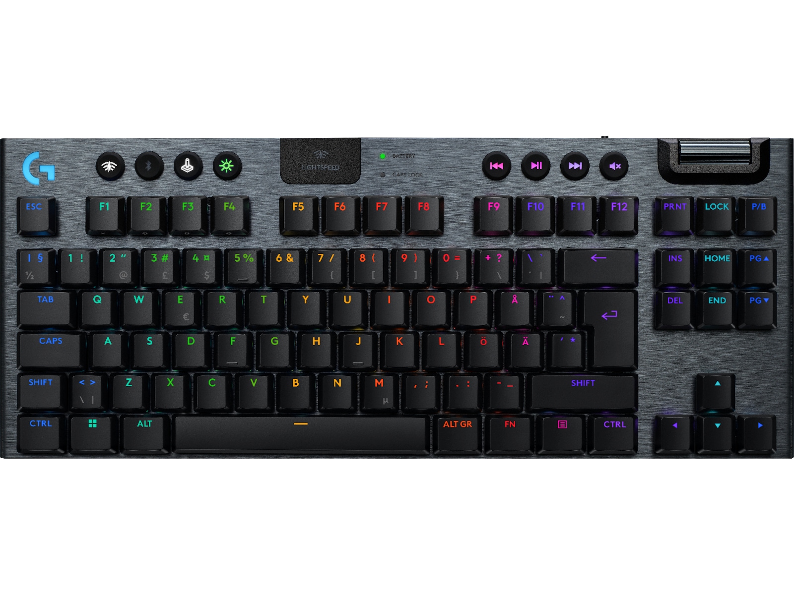 Logitech G915 X Lightspeed TKL Trådlös Gamingtangentbord (svart) Gamingtangentbord