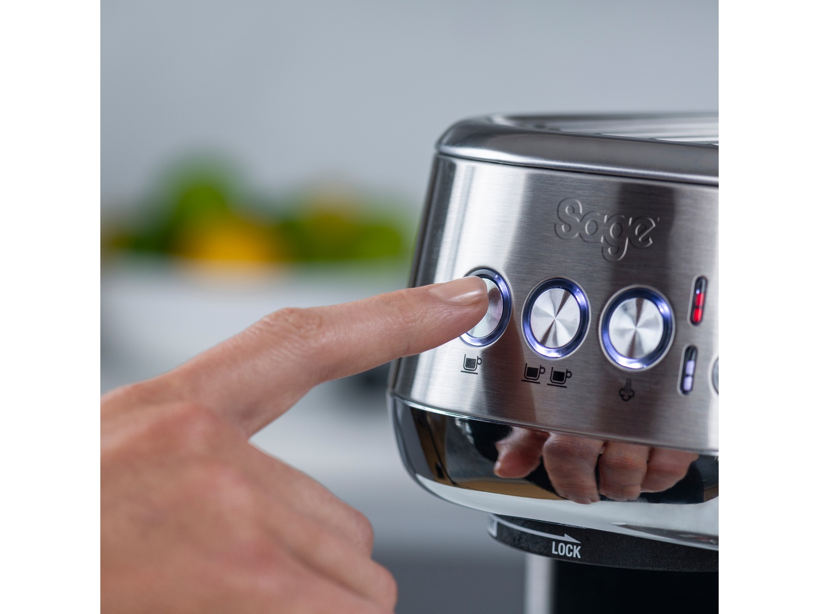 Sage Bambino Plus Espressomaskin (borstat stål) Espressomaskiner