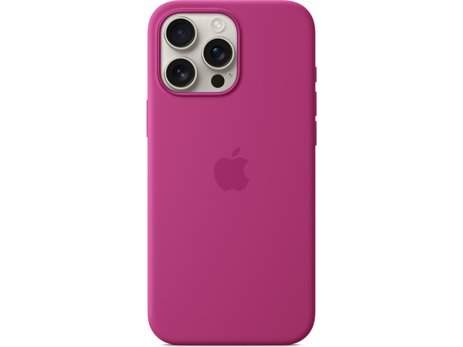 Apple iPhone 16 Pro Max Silikonskal (lila fuchsia) Skydd