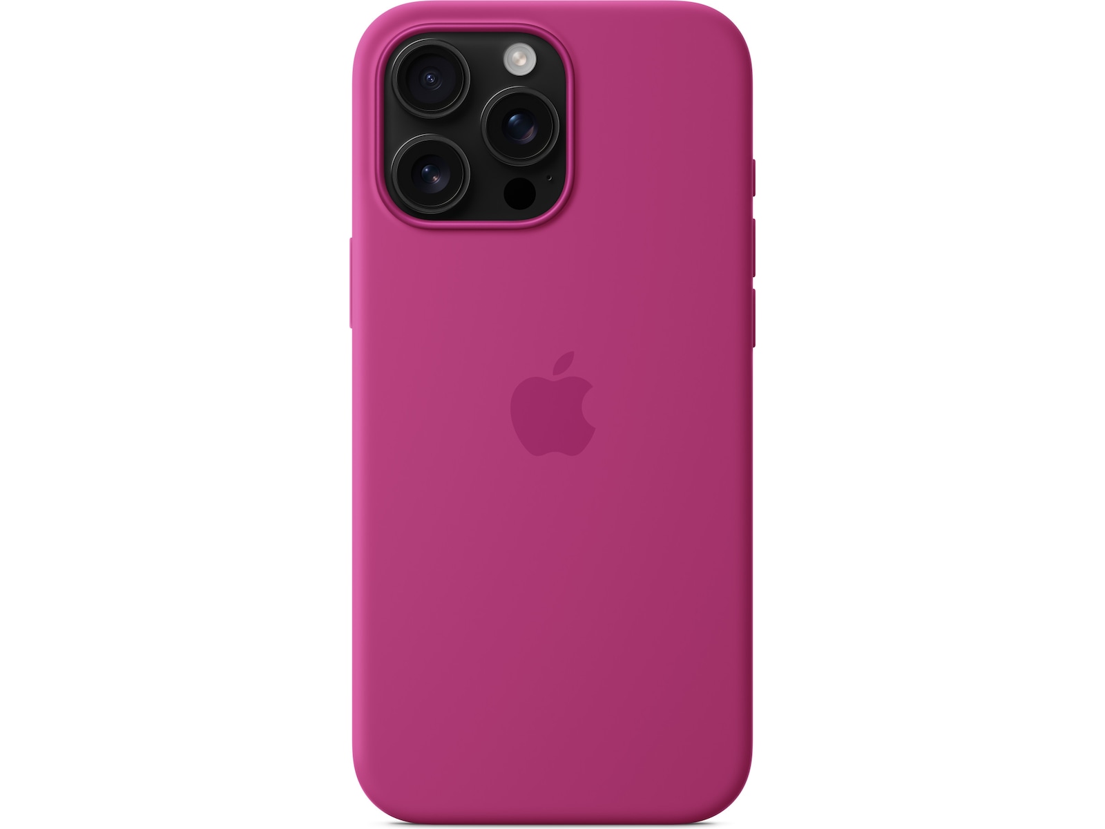 Apple iPhone 16 Pro Max Silikonskal (lila fuchsia) Skydd