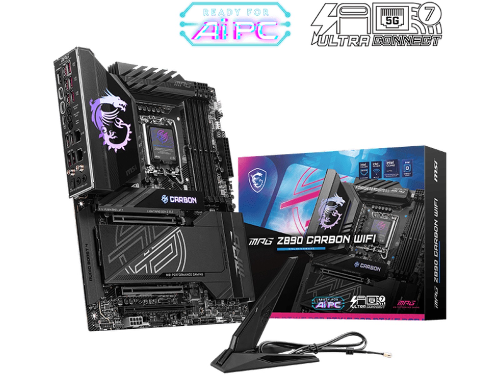 MSI MPG Z890 CARBON WIFI Moderkort Intel Socket