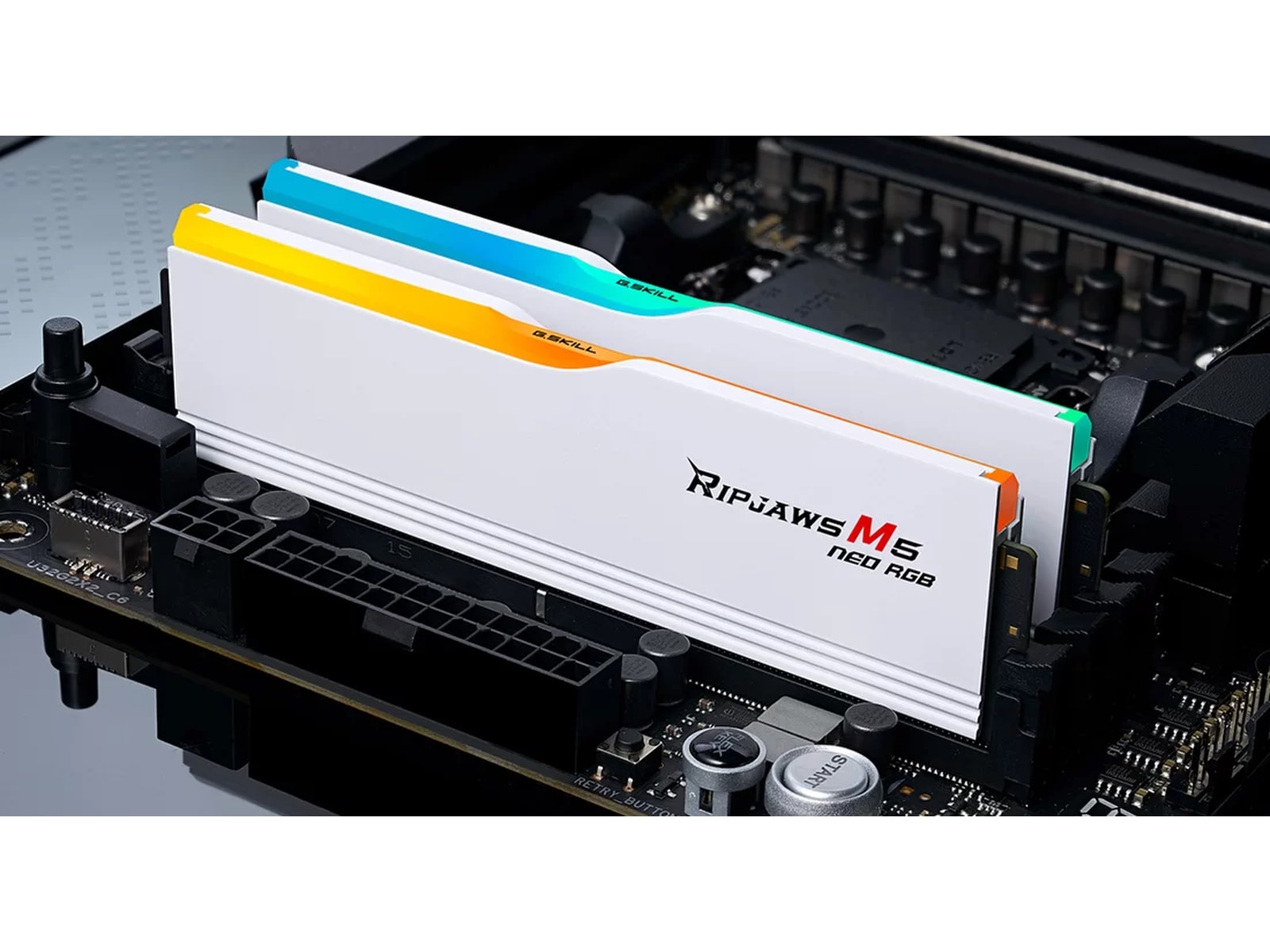 G.Skill Ripjaws M5 NEO 6000MHz DDR5 64GB RGB (vit) Minne