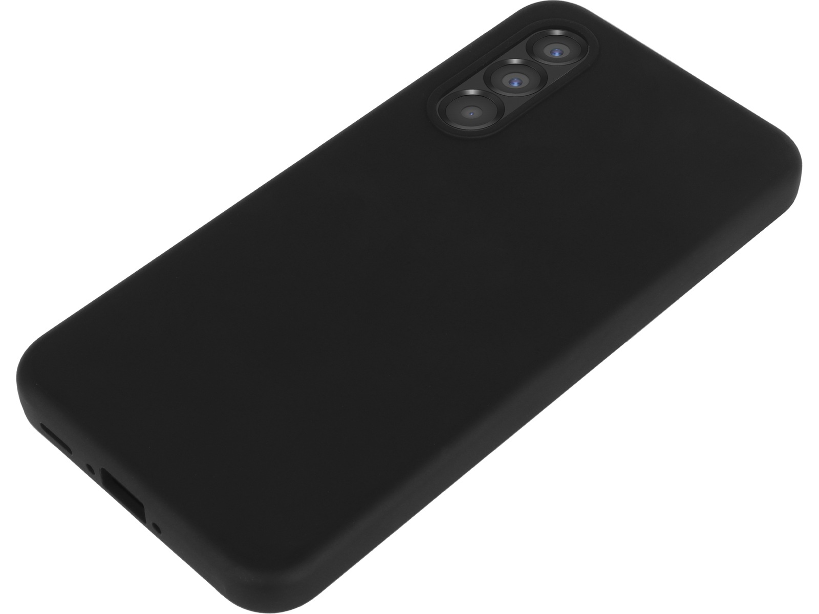 iiglo Galaxy A56 Silikonskal (svart) Skydd
