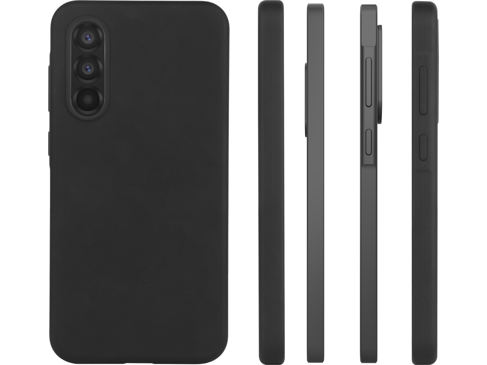 iiglo Galaxy A56 Silikonskal (svart) Skydd