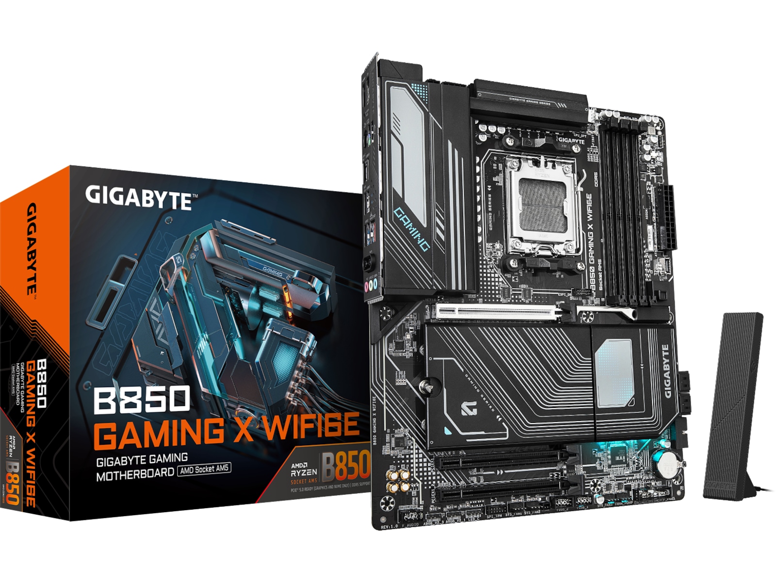 Gigabyte B850 GAMING X WIFI6E Moderkort AMD Socket
