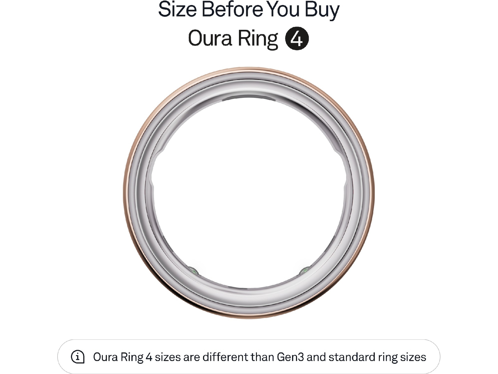 Oura Ring 4 Smart Ring str. 10 (roseguld) Smart ring