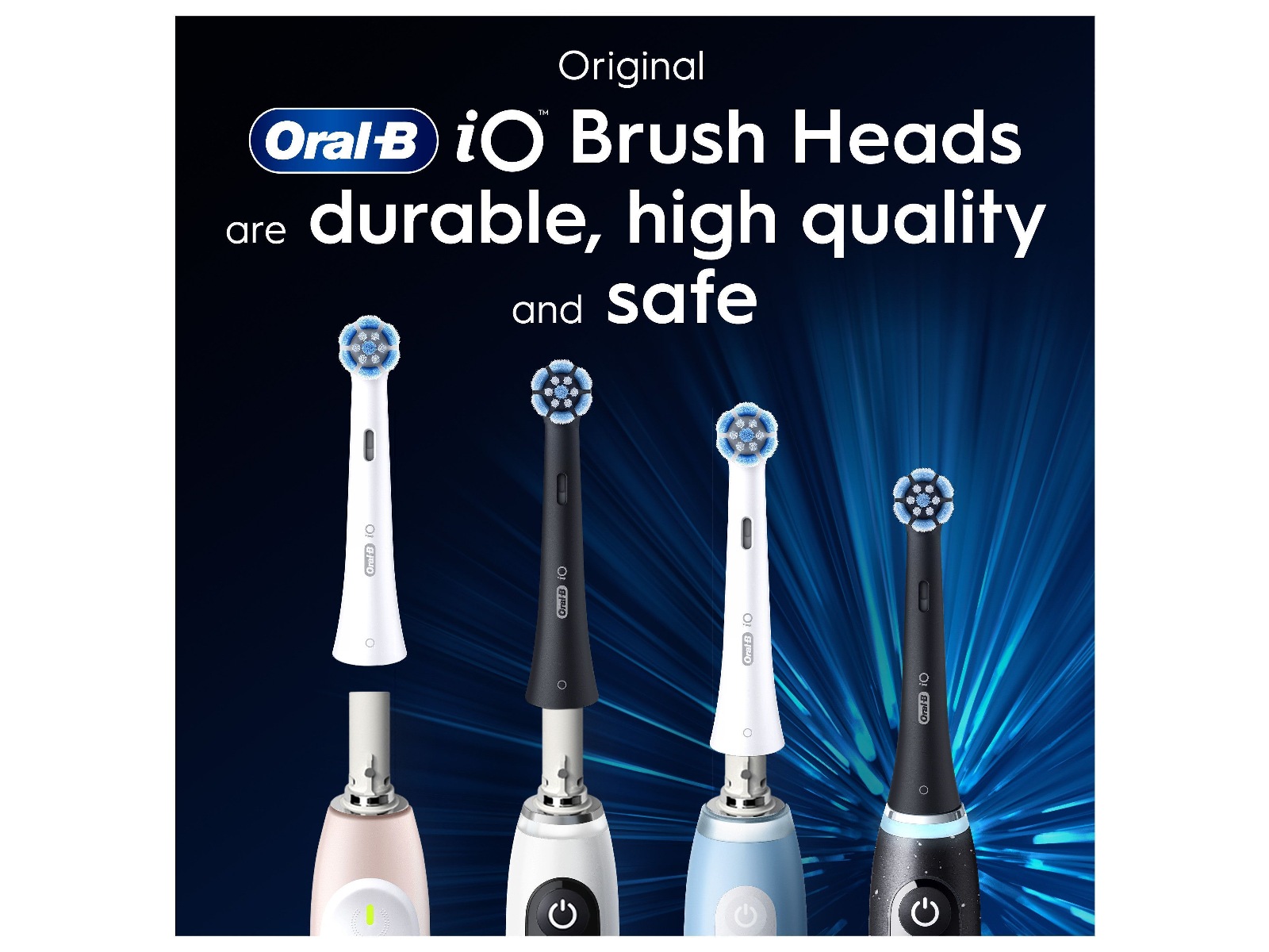 Oral-B iO Gentle Care borsthuvuden 6 st (vit) Tandborsthuvud