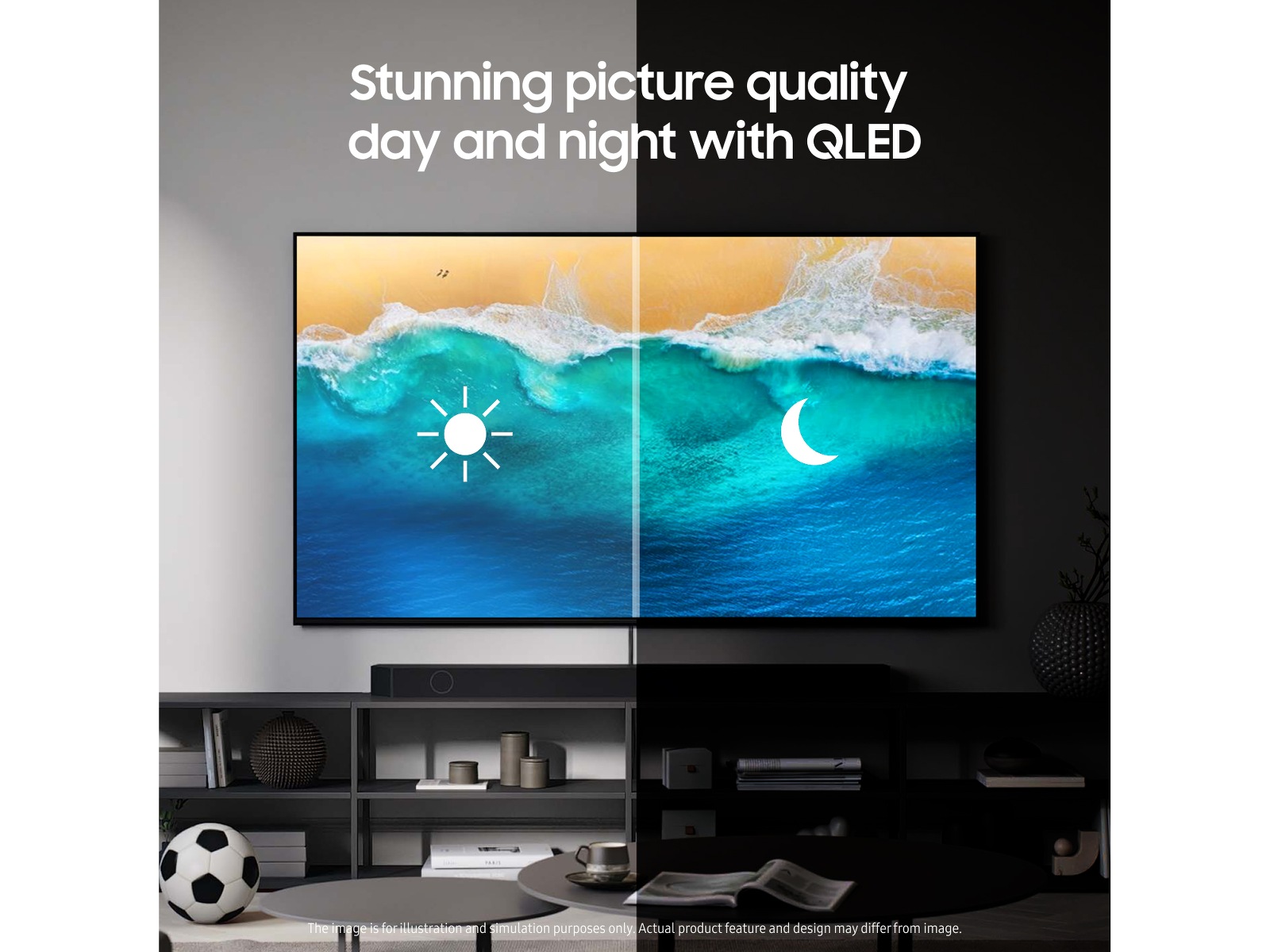 Samsung 55" Q8FA QLED 4K Smart TV (2025) 50 - 59 tums TV