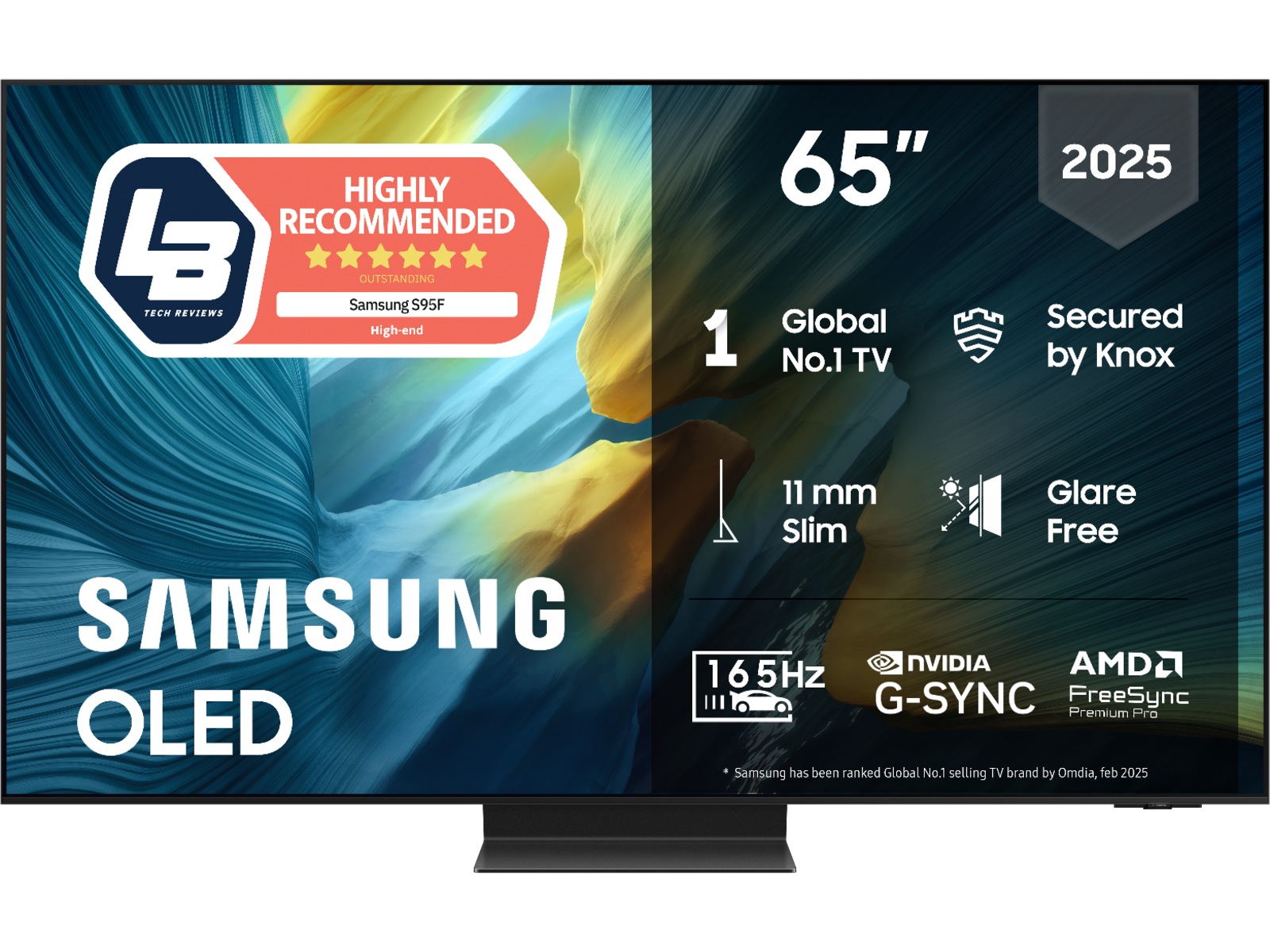 Samsung 65" S95F OLED 4K Smart TV (2025) 60 - 69 tums TV