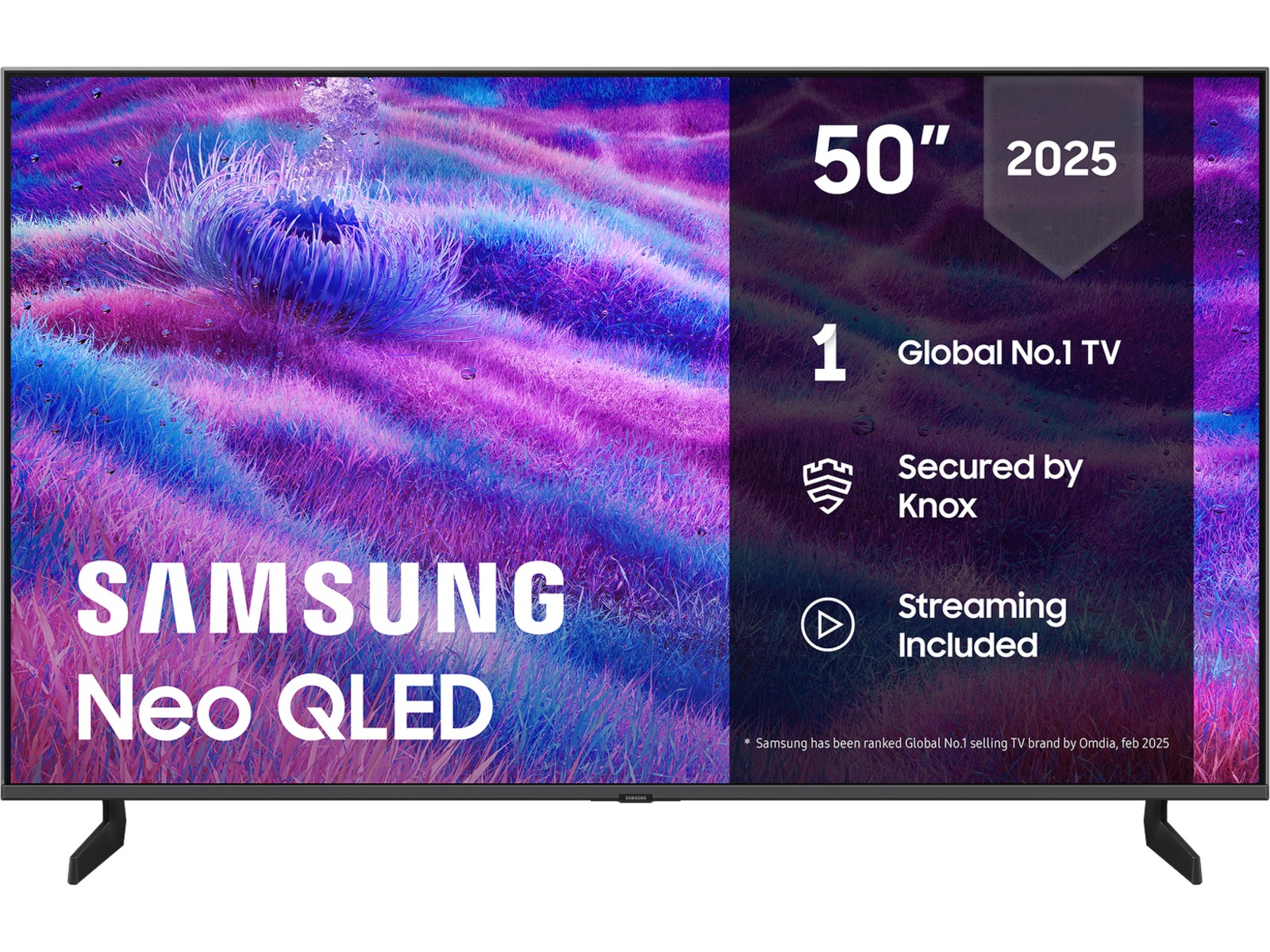 Samsung 50" QN80F Neo QLED 4K Mini LED Smart TV (2025) 50 - 59 tums TV