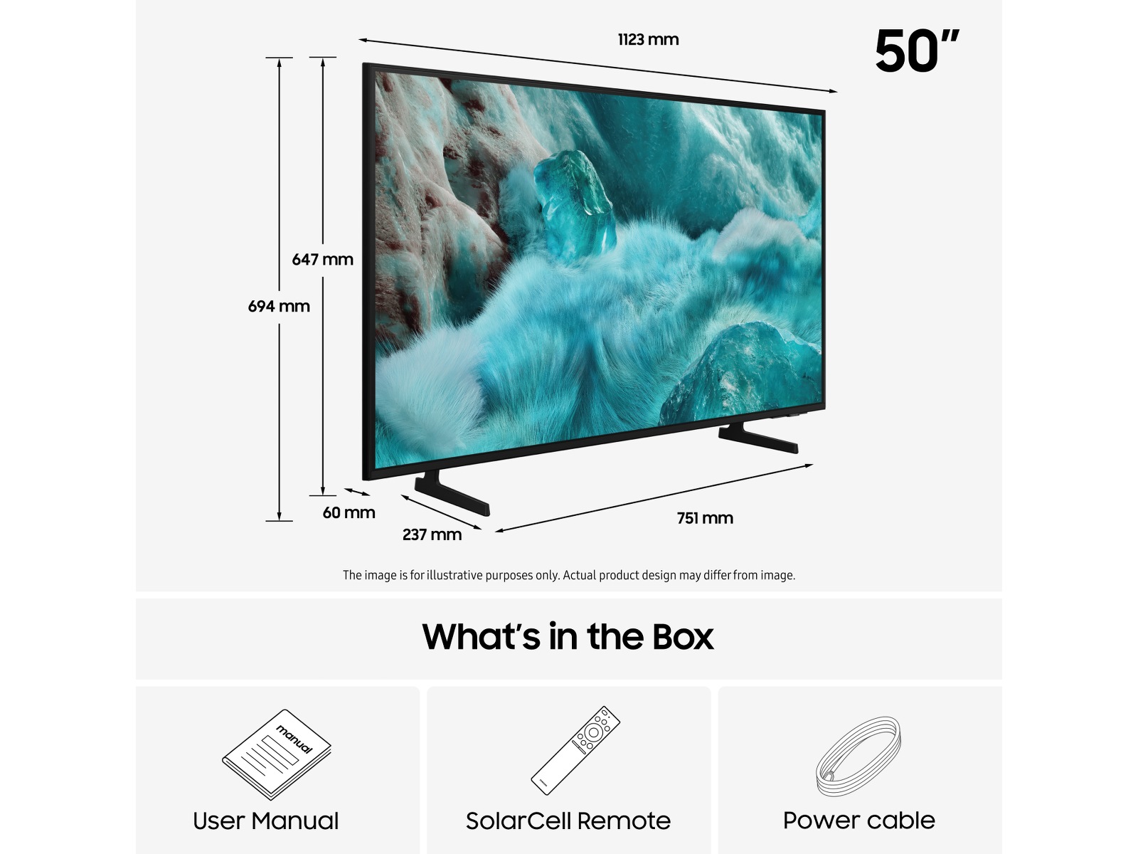 Samsung 50" Q7FA QLED 4K Smart TV (2025) 50 - 59 tums TV