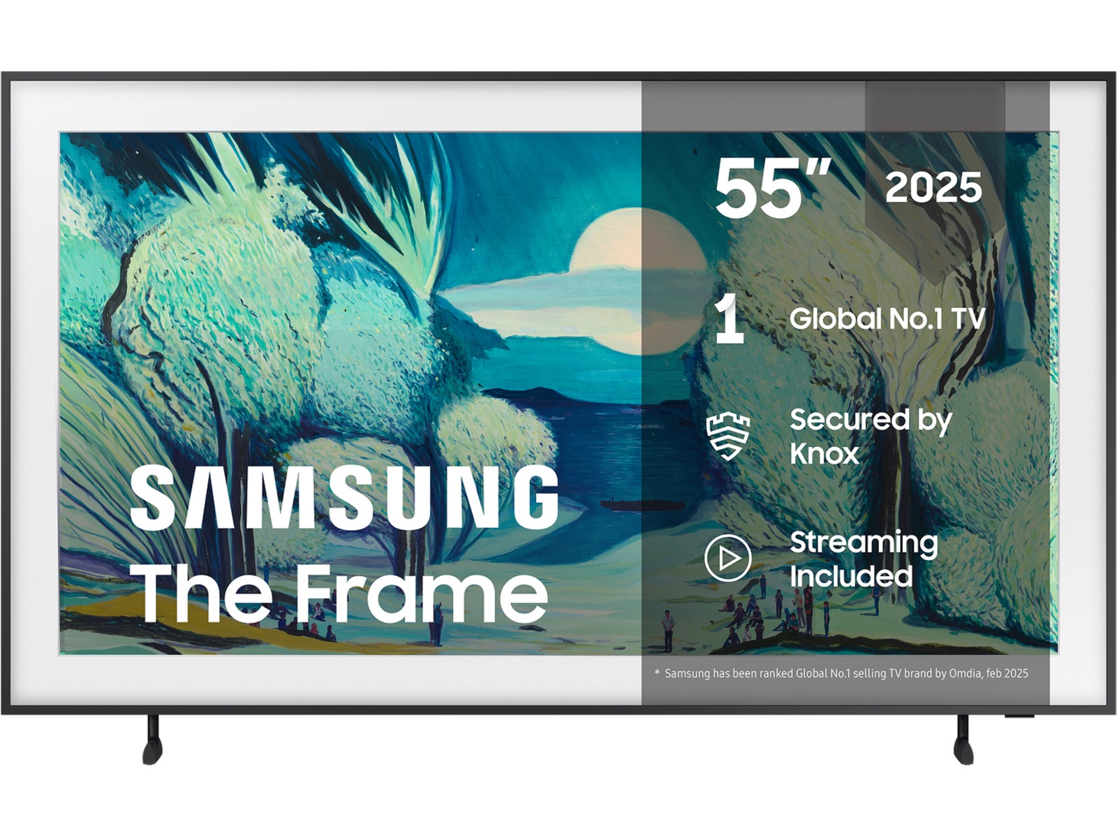 Samsung 55" The Frame LS03FA QLED 4K Smart TV (2025) 50 - 59 tums TV