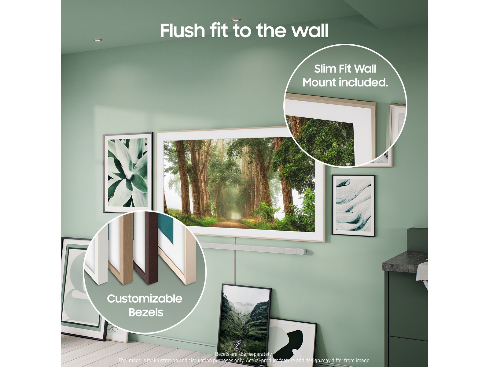 Samsung 55" The Frame LS03FA QLED 4K Smart TV (2025) 50 - 59 tums TV