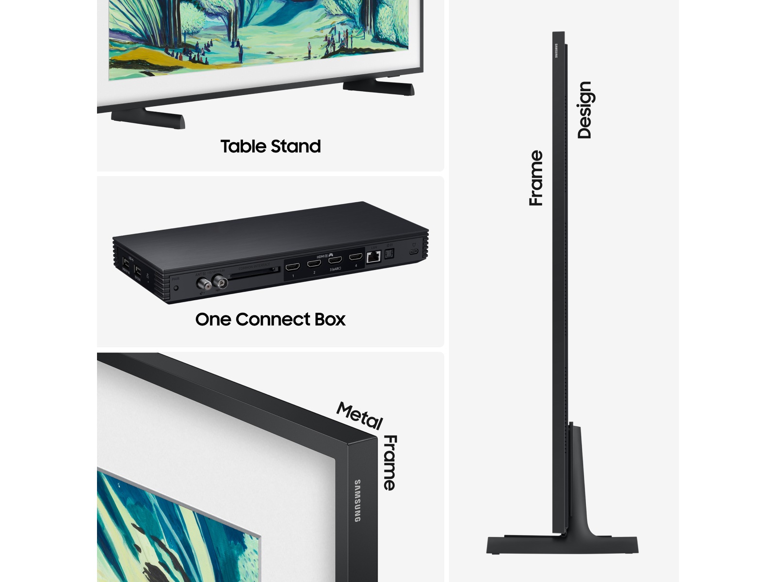 Samsung 55" The Frame LS03FA QLED 4K Smart TV (2025) 50 - 59 tums TV