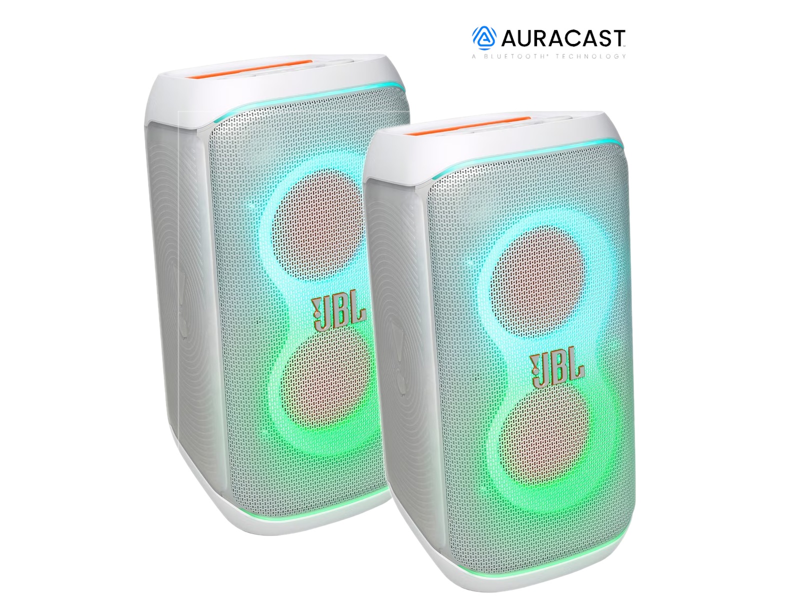 JBL Partybox  STAGE 320 Kraftfull partyhögtalare (vit) Trådlös / Bluetooth högtalare