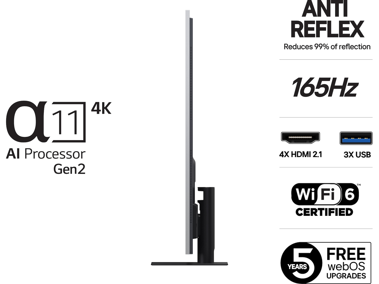 LG 65" G5 AI 4K OLED Smart TV (2025) 60 - 69 tums TV