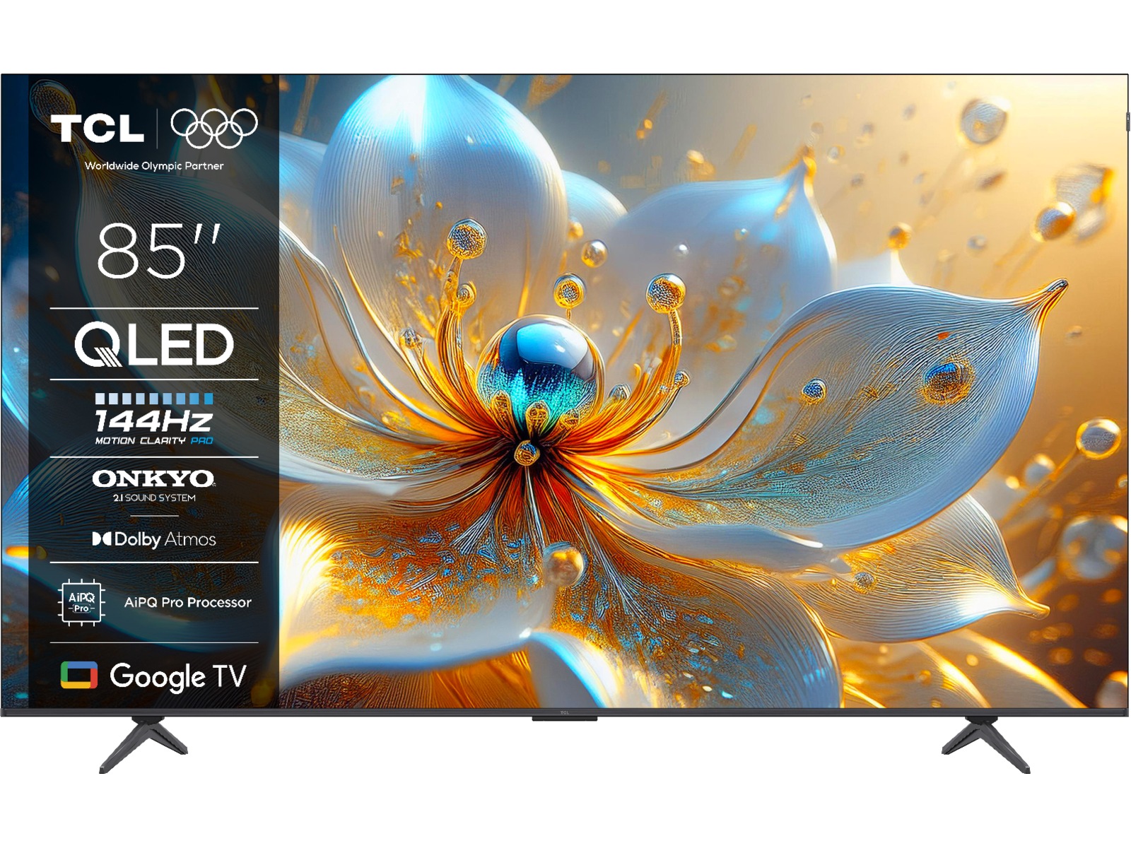 TCL 85" T8C 4K QLED Google TV (2025) Över 80 tums TV