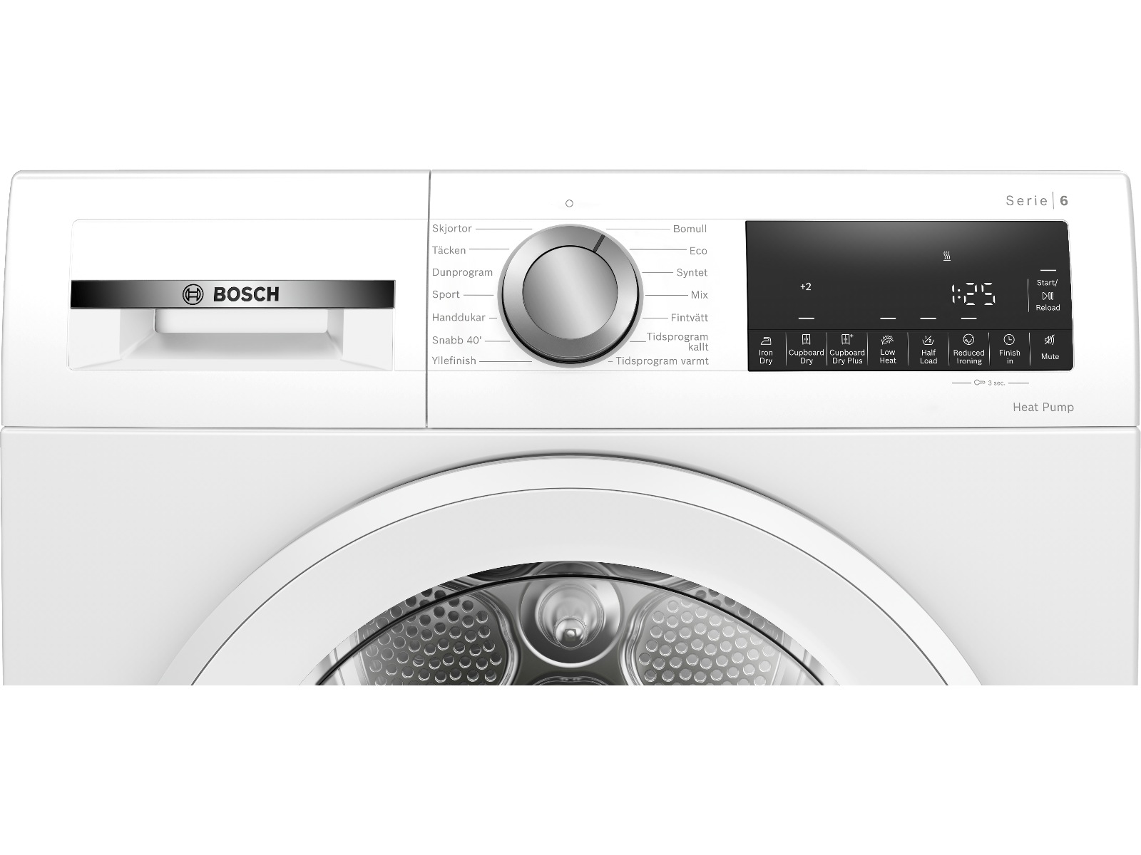 Bosch Serie 6 WQG2420ASN torktumlare Torktumlare