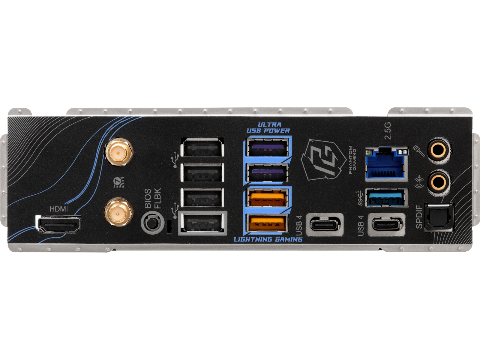 ASRock X870 Phantom Gaming Riptide WiFi Moderkort -B-Grade Demo moderkort