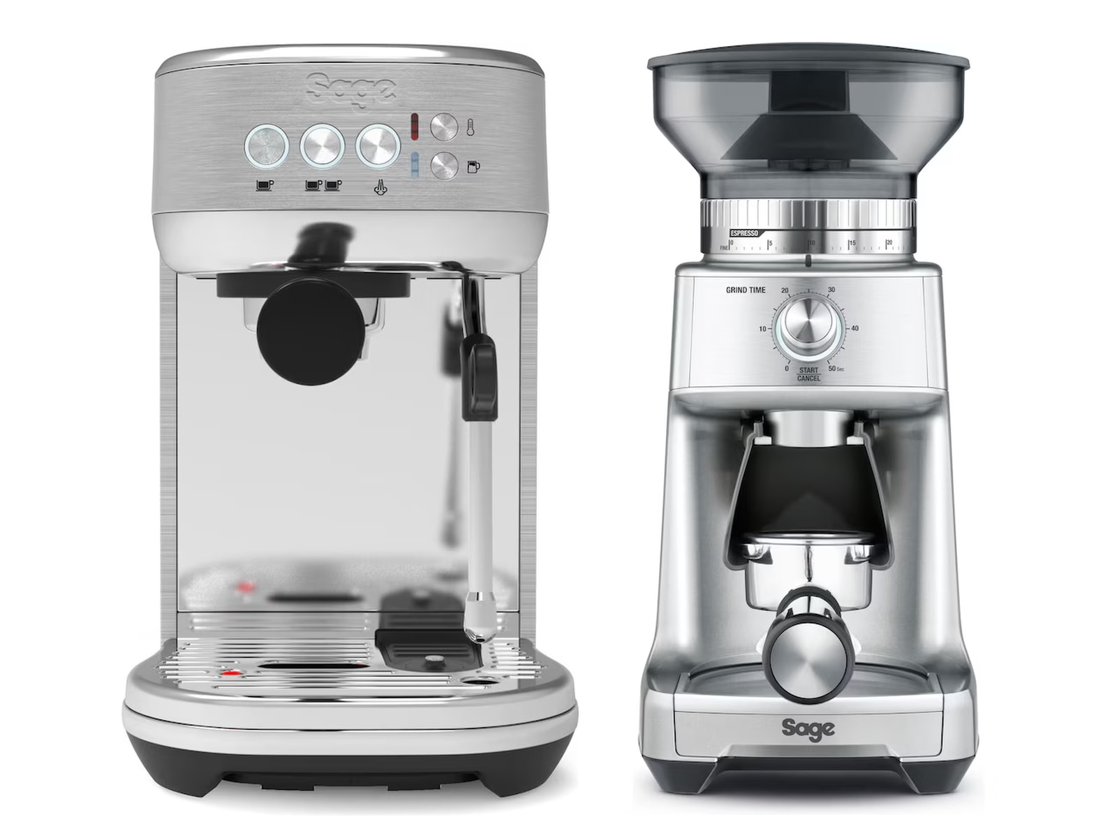 Sage Bambino Plus Espressomaskin (borstat stål) Espressomaskiner