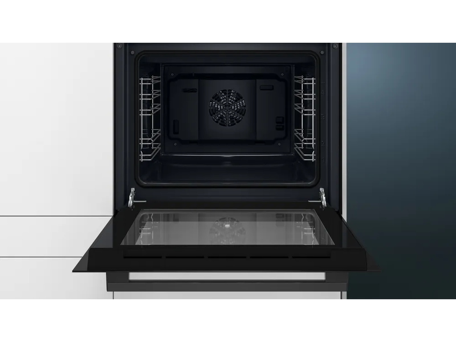 Siemens IQ100 Inbyggd ugn 60 cm (svart) Ugn