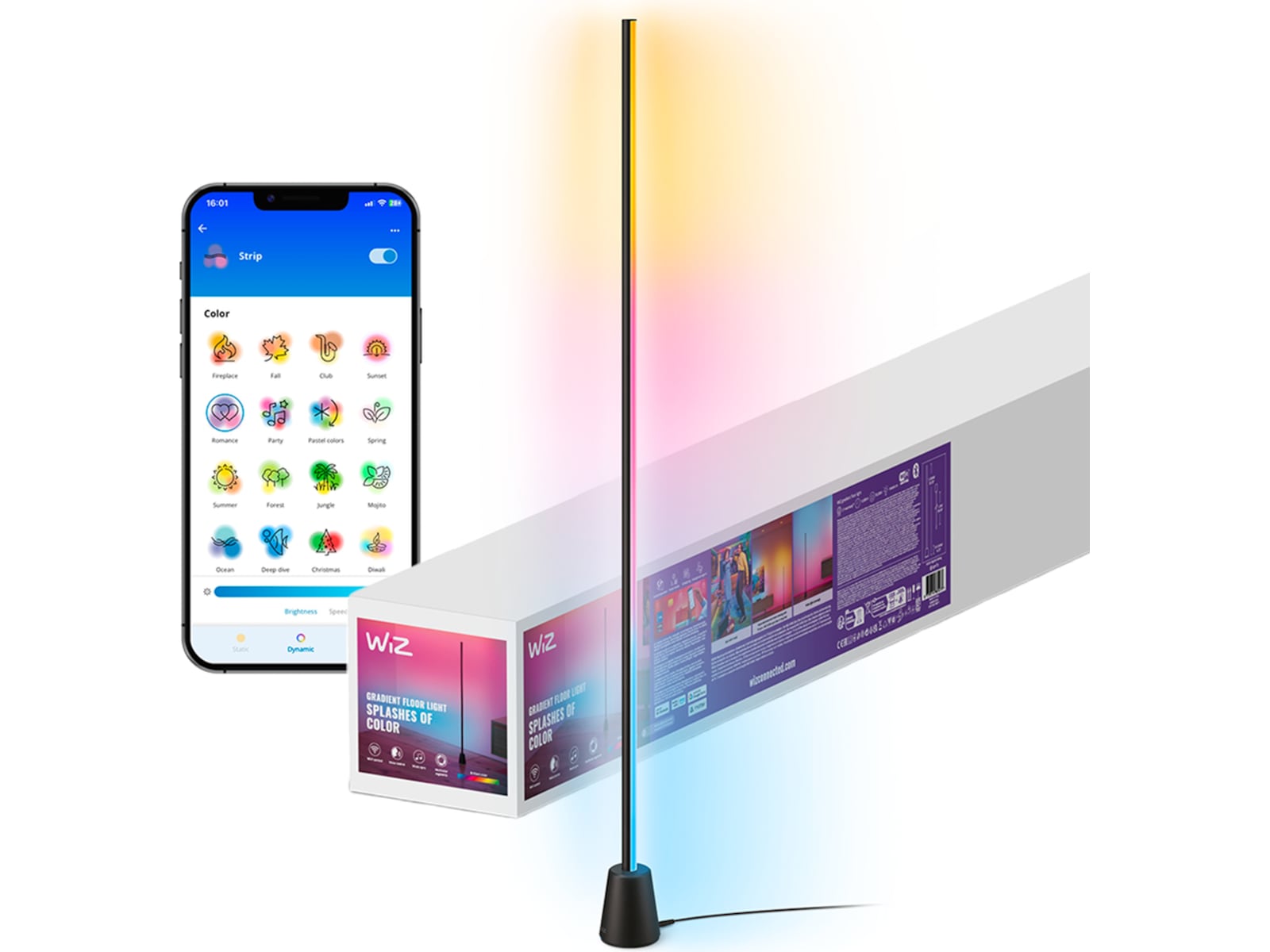 WiZ RGBIC Gradient golvlampa Golvlampa