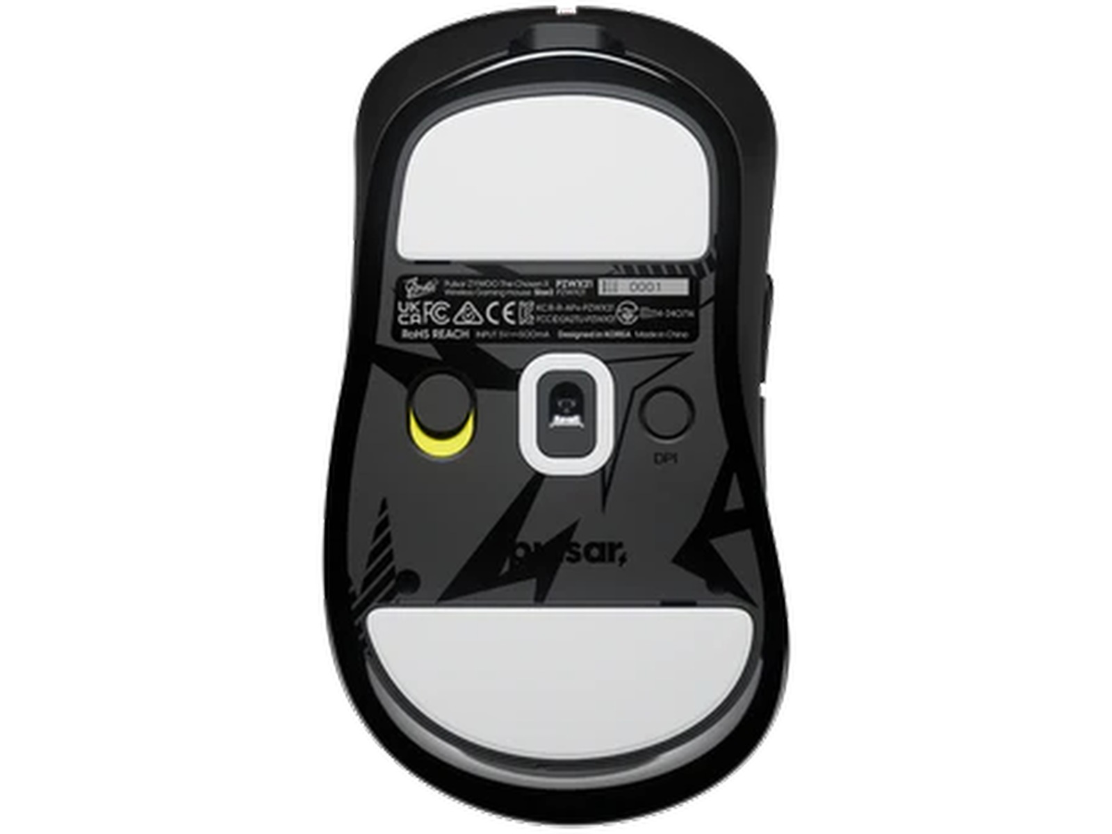 Pulsar ZywOo the Chosen Medium Trådlös Gamingmus (svart) Gamingmus