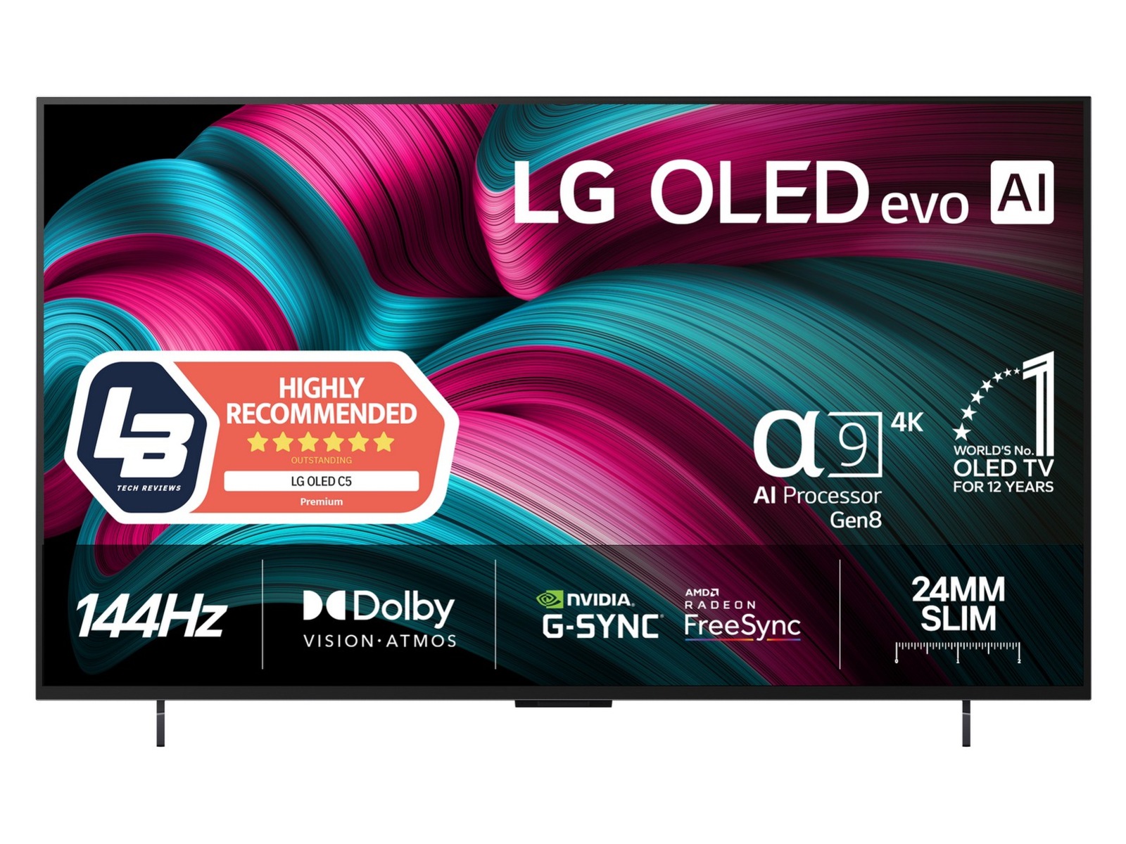 LG 42" C5 AI 4K OLED Smart TV (2025) Bundle 20 - 49 tums TV
