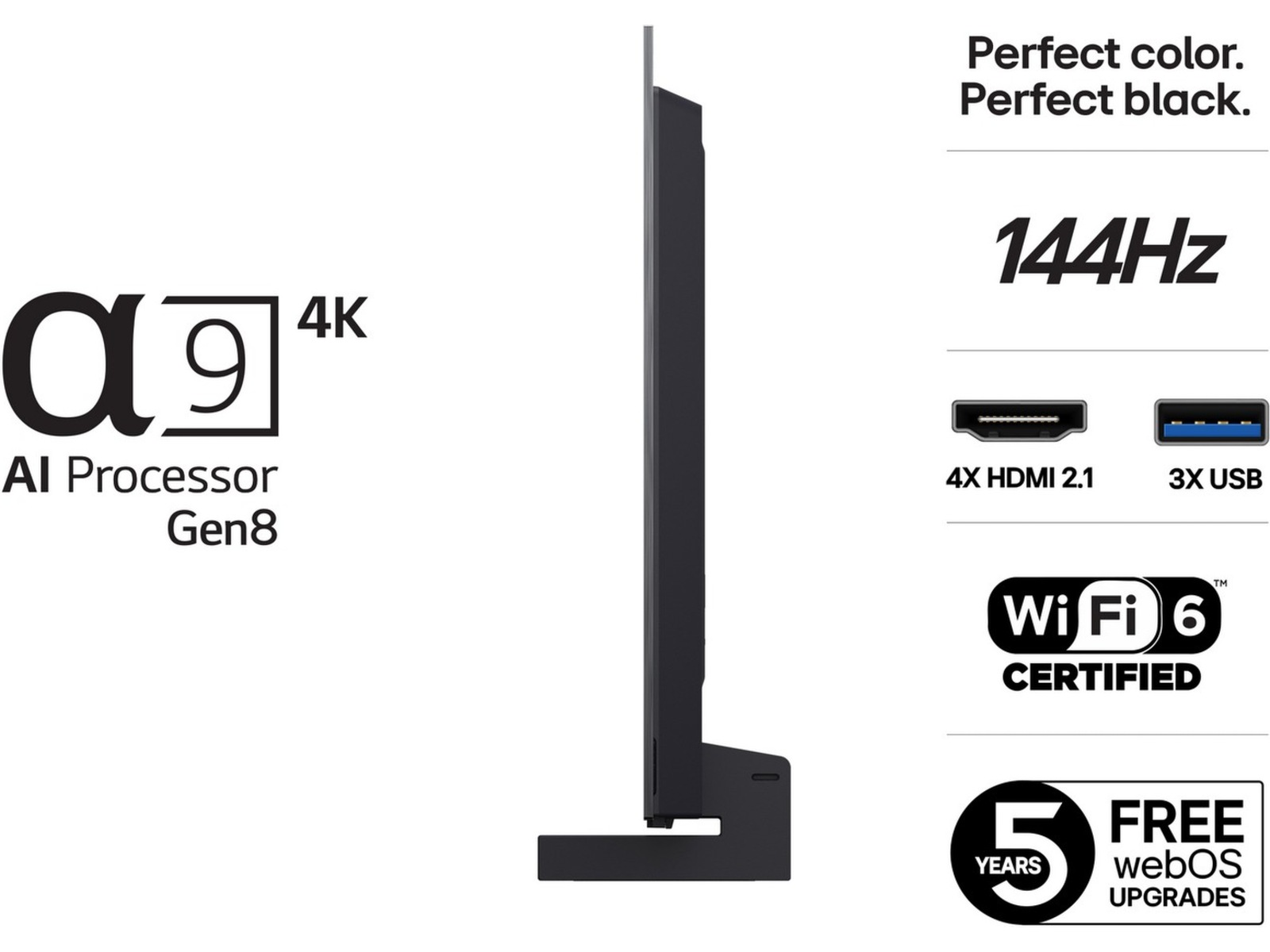 LG 42" C5 AI 4K OLED Smart TV (2025) Bundle 20 - 49 tums TV