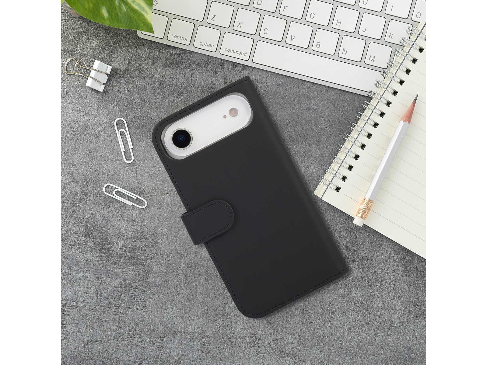 iiglo iPhone Air Plånboksfodral (svart) Skydd