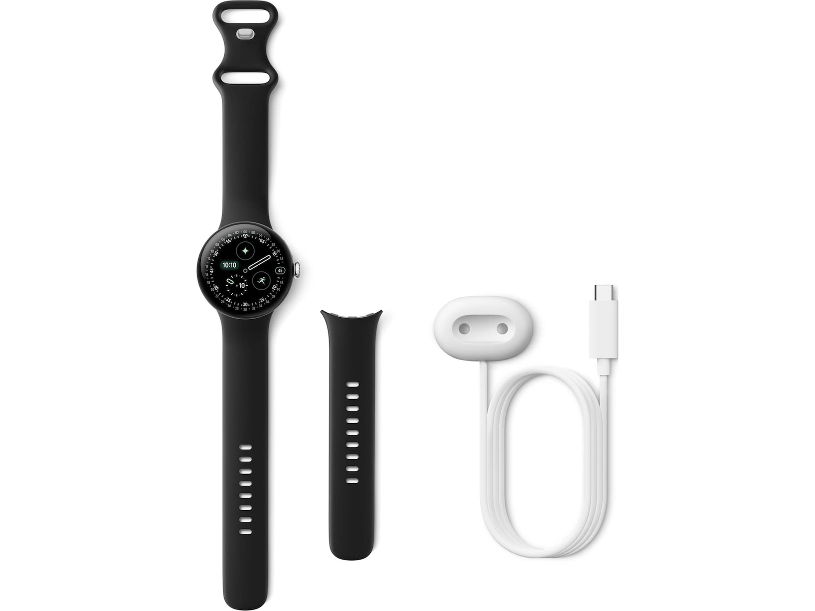 Google Pixel Watch 4 45mm LTE (svart) Smartwatches