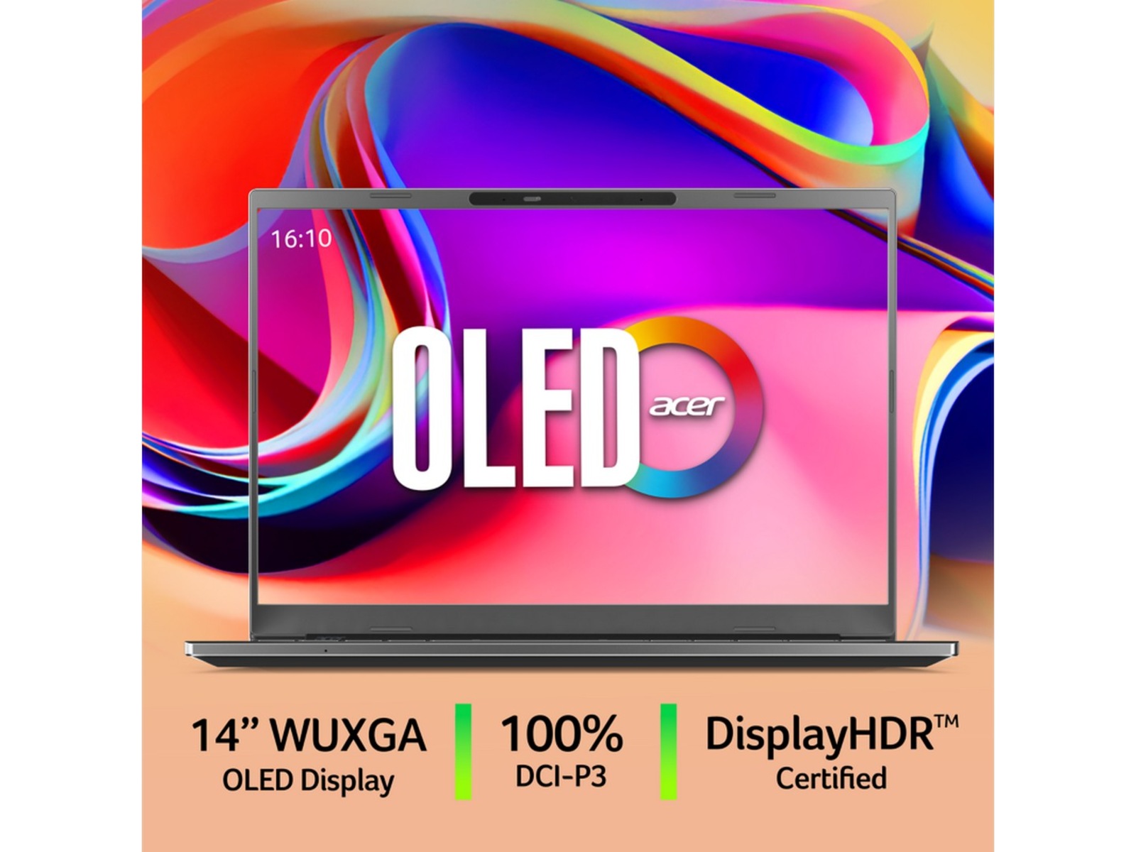 Acer Aspire 14 AI 14" WUXGA OLED Datorer - Bärbara / laptop