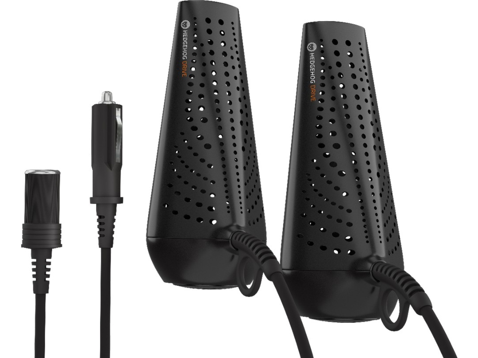 Hedgehog Drive skotorkare för bil + adapter (svart) Skotorkare