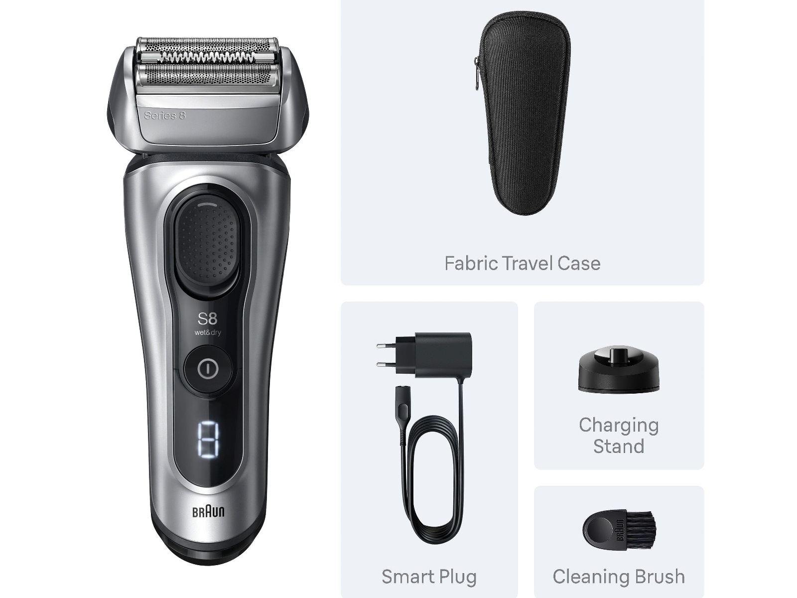 Braun Series 8 Elektrisk Rakapparat 8617S Rakapparat