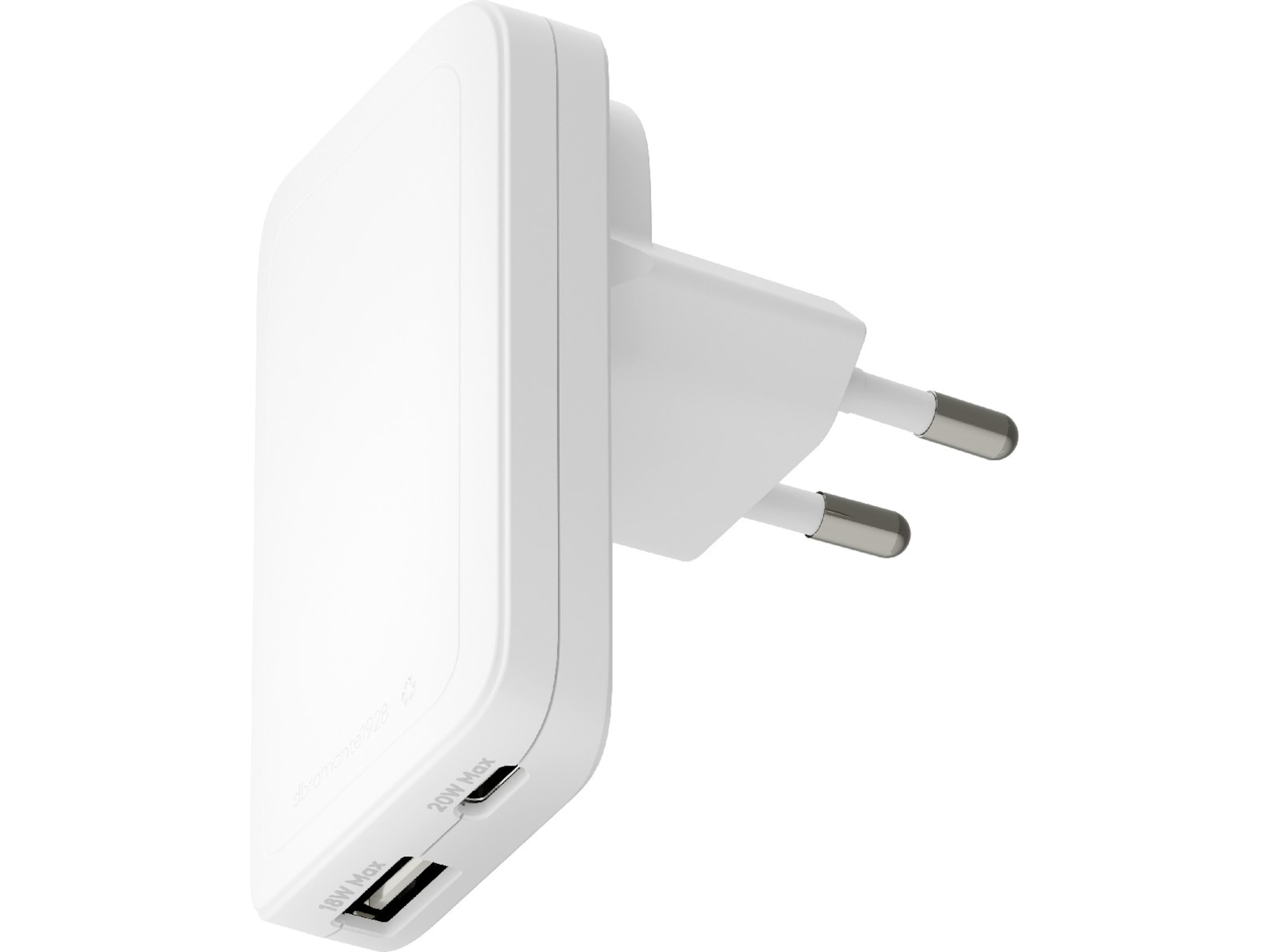dbramante1928 re-charge Pro EU/US Slim Väggladdare (vit) Mobilladdare