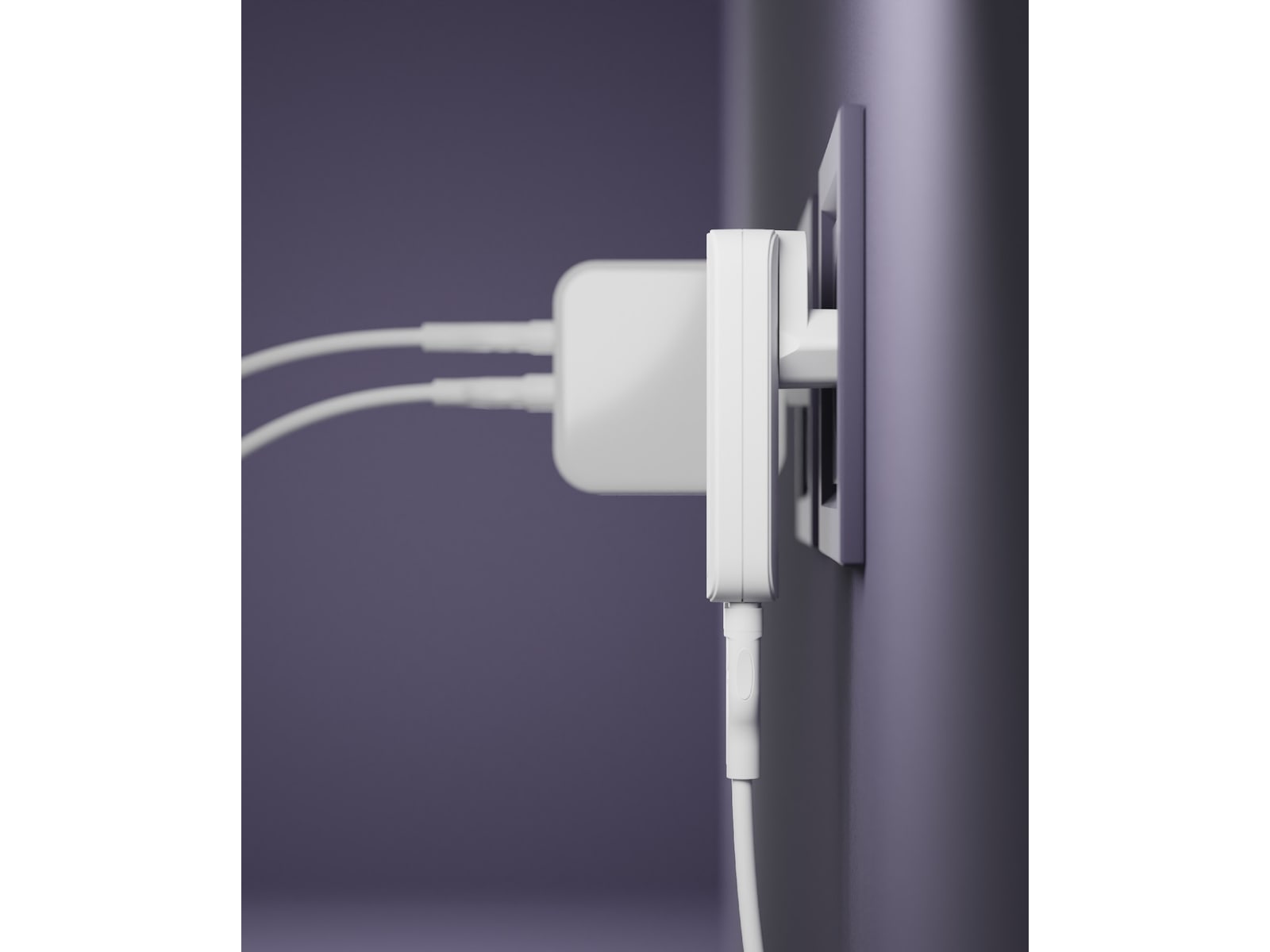 dbramante1928 re-charge Pro EU/US Slim Väggladdare (vit) Mobilladdare