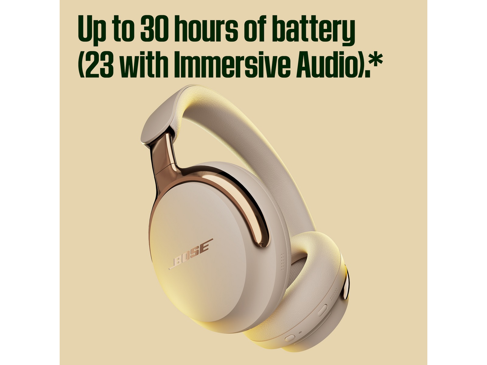 Bose QuietComfort ULTRA II trådlösa hörlurar (driftwood sand) Hörlurar