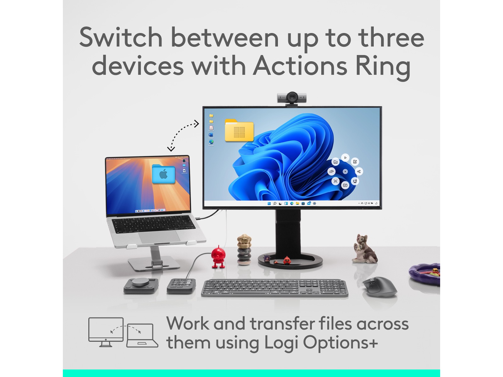 Logitech MX Master 4 Trådlös Ergonomisk Mus (grafitgrå) Mus