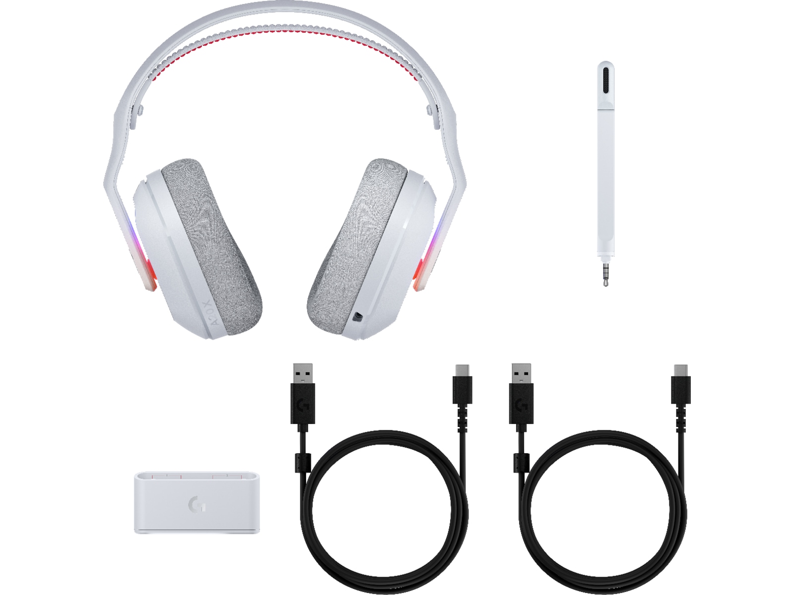 Logitech G Astro A20X Lightspeed trådlöst gamingheadset (vit) Gamingheadset