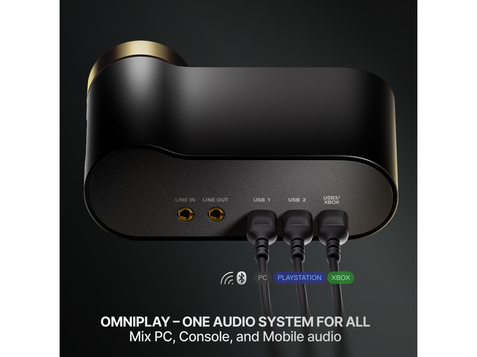 SteelSeries Arctis Nova Elite Trådlös Gamingheadset (salvia och guld) Gamingheadset