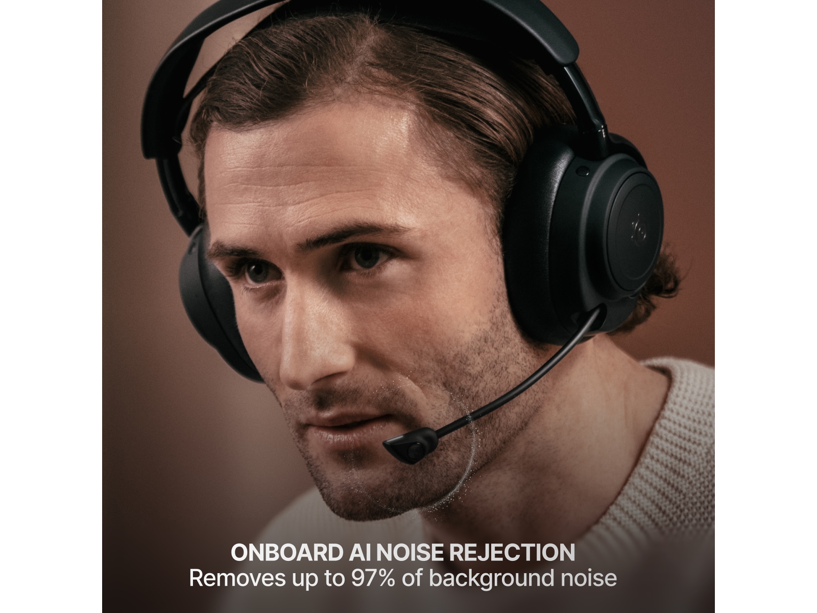 SteelSeries Arctis Nova Elite Trådlös Gamingheadset (salvia och guld) Gamingheadset