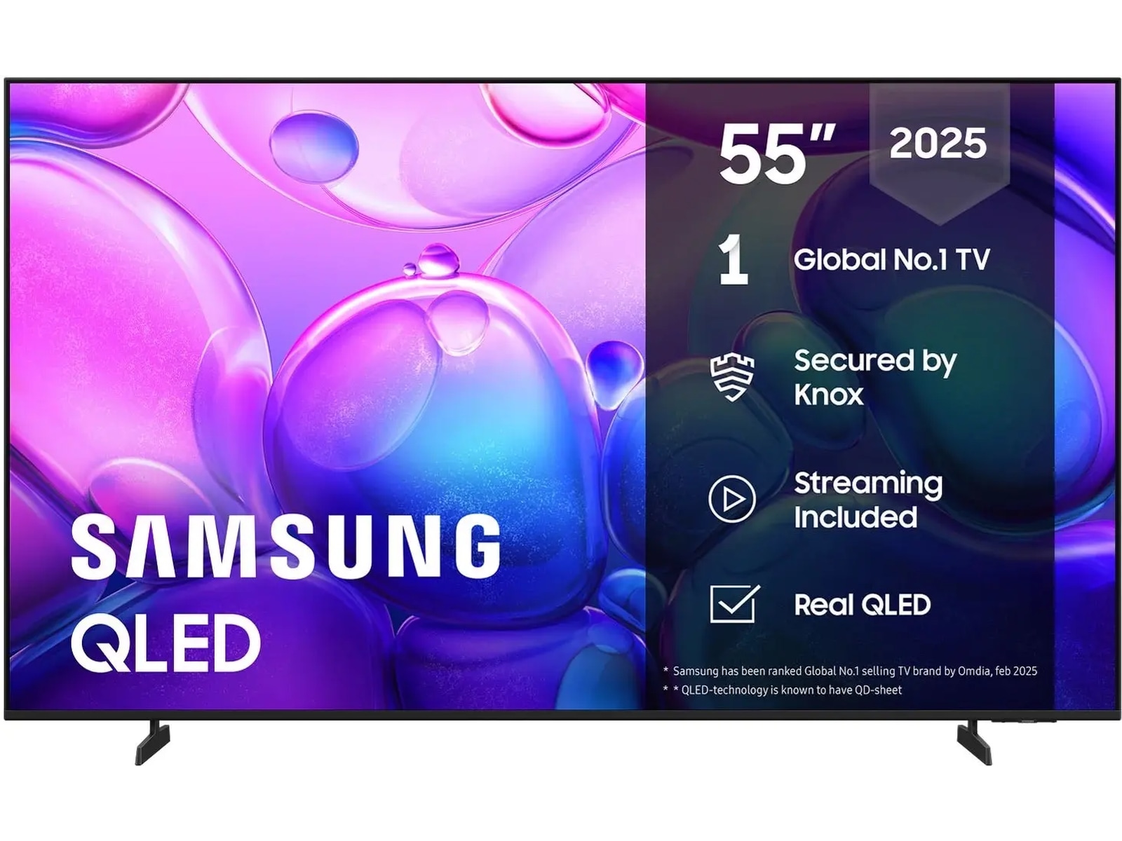 Samsung 55" Q6F QLED 4K Smart TV (2025) 50 - 59 tums TV