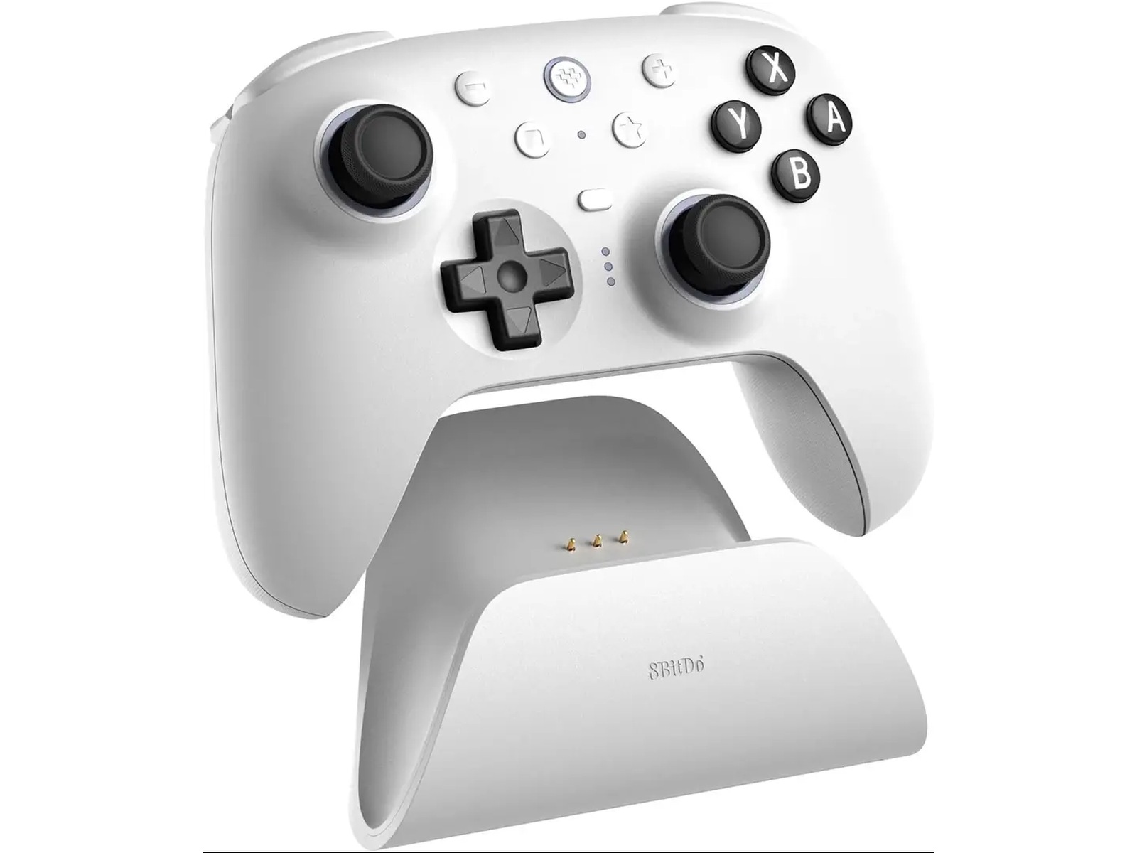 8BitDo Ultimate 2 Trådlös Bluetooth Kontroller (vit) Gamepad