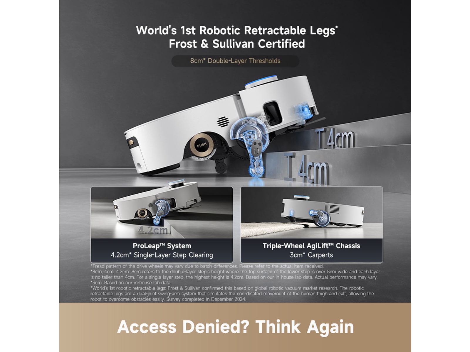 Dreame Aqua10 Ultra Roller Robotdammsugare (vit) Robotdammsugare