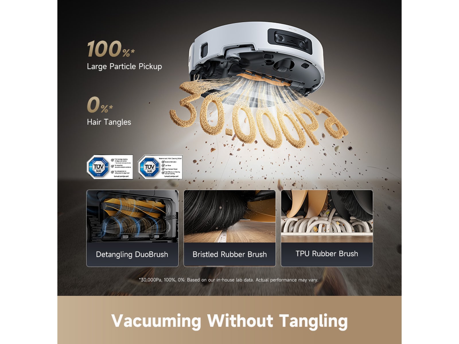 Dreame Aqua10 Ultra Roller Robotdammsugare (vit) Robotdammsugare