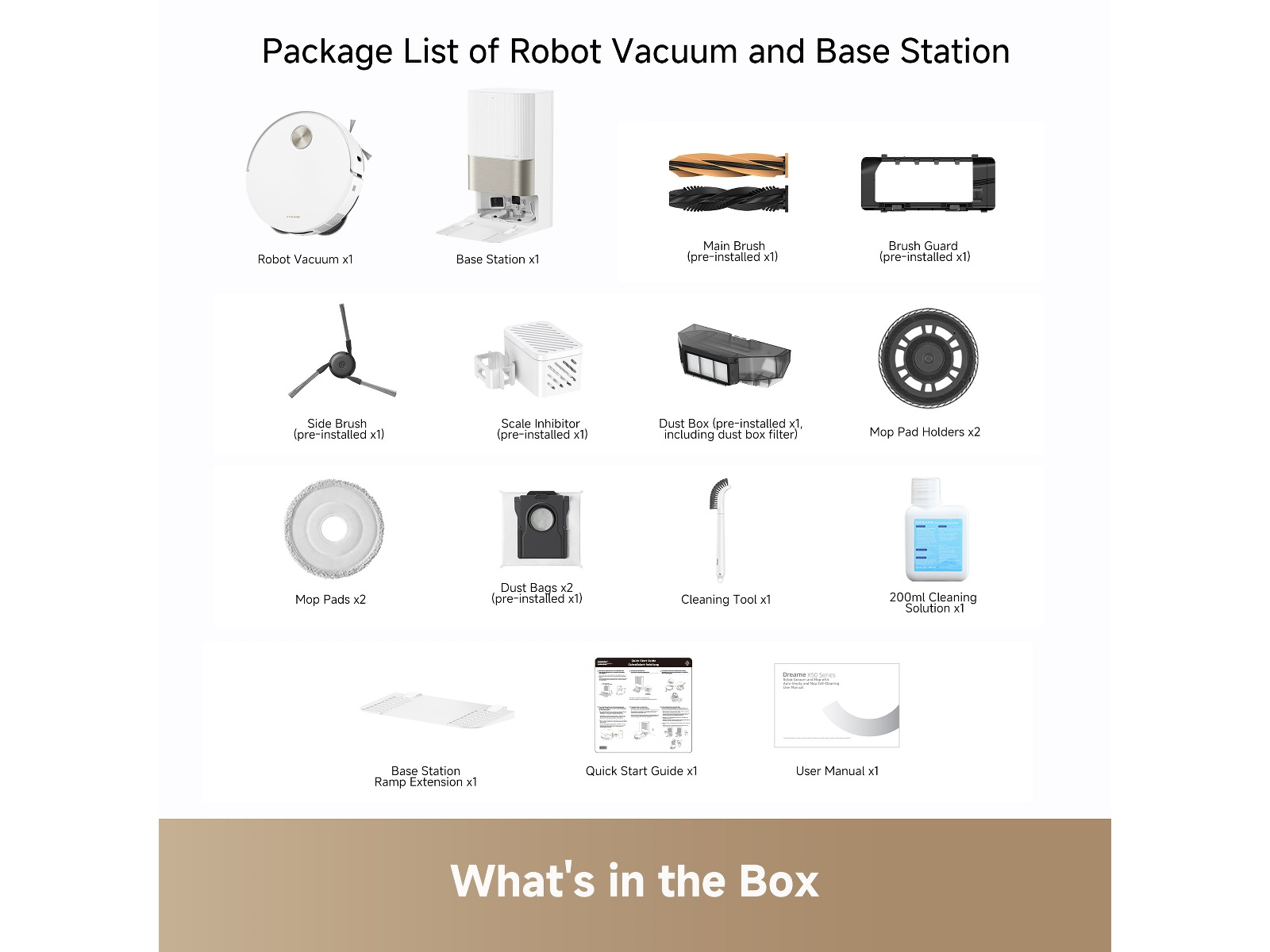 Dreame X50 Ultra Robotdammsugare (vit) Robotdammsugare